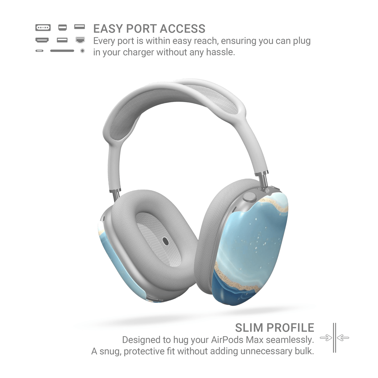 Starlit Shores | Apple AirPods Max Tough Case - Case & Charm