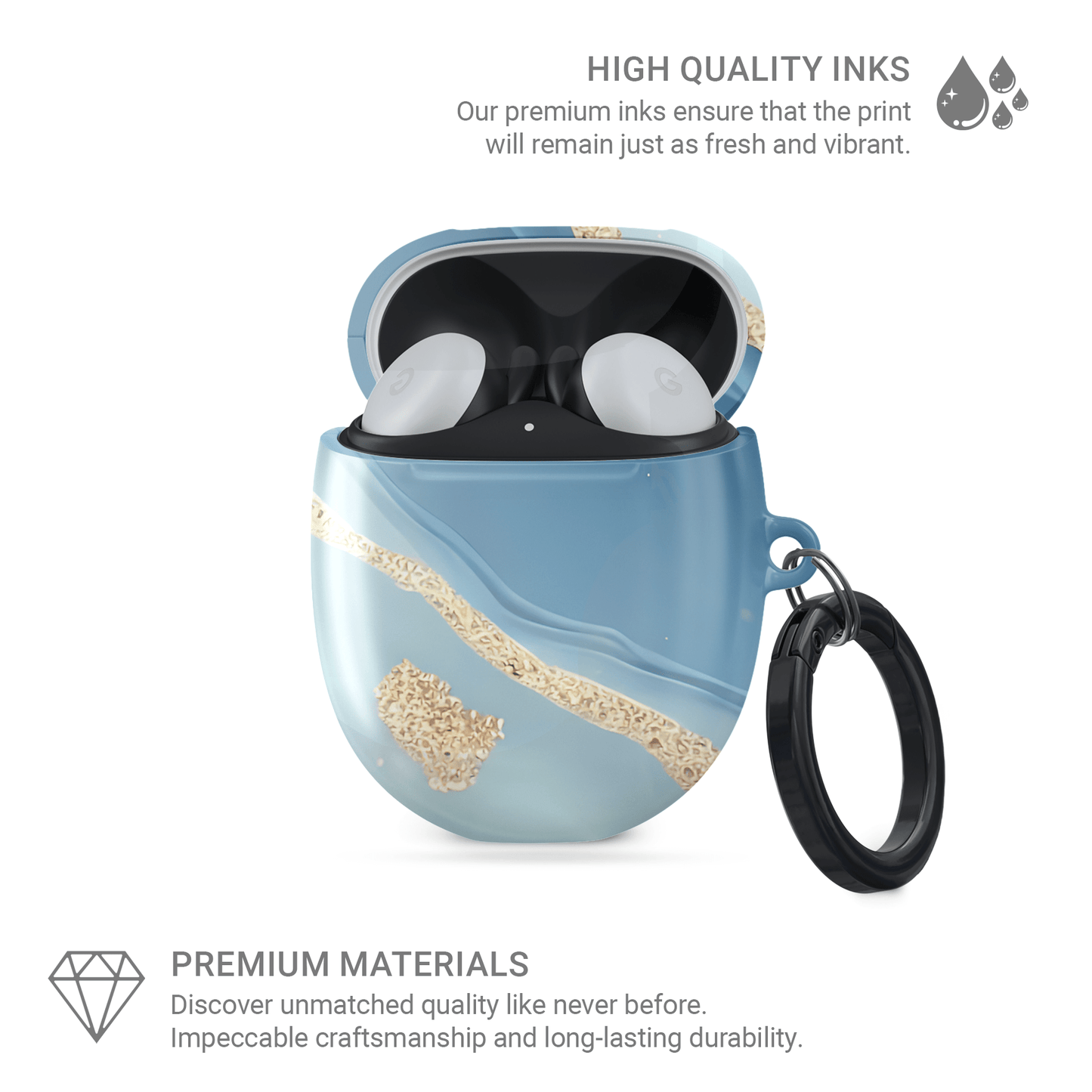 Starlit Shores | Google Pixel Buds Tough Case - Case & Charm
