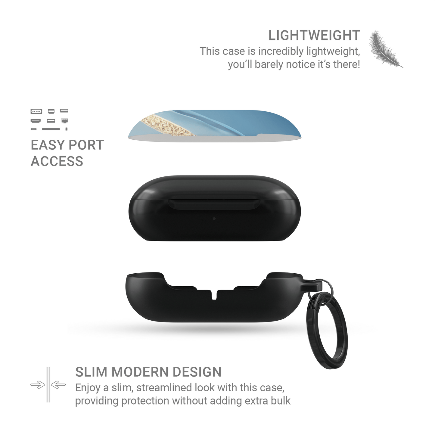 Starlit Shores | Samsung Buds Tough Case - Case & Charm
