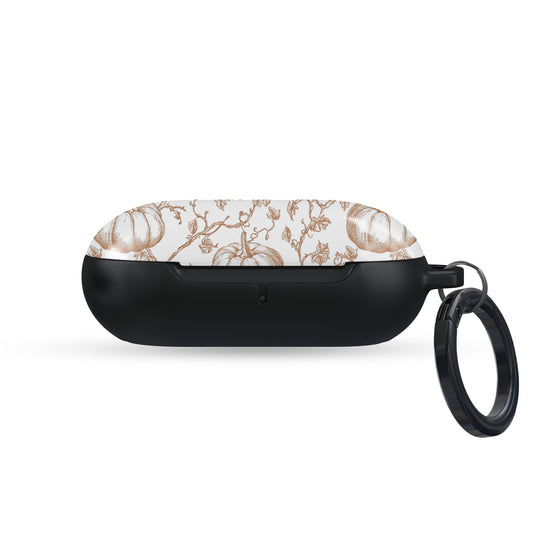 Vine & Dandy Samsung Buds tough case with rustic pumpkin vine design