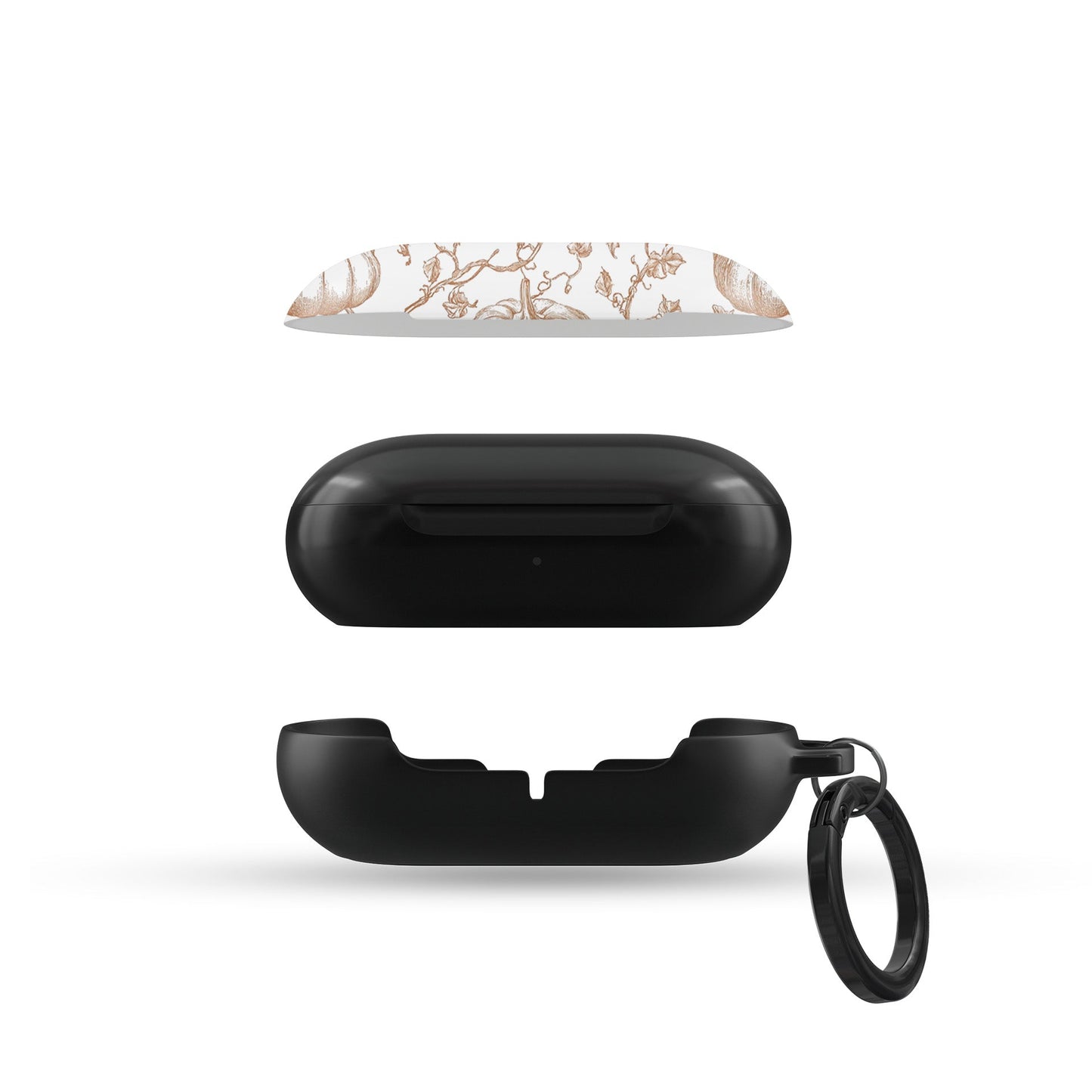 Vine & Dandy Samsung Buds tough case with rustic pumpkin vine design