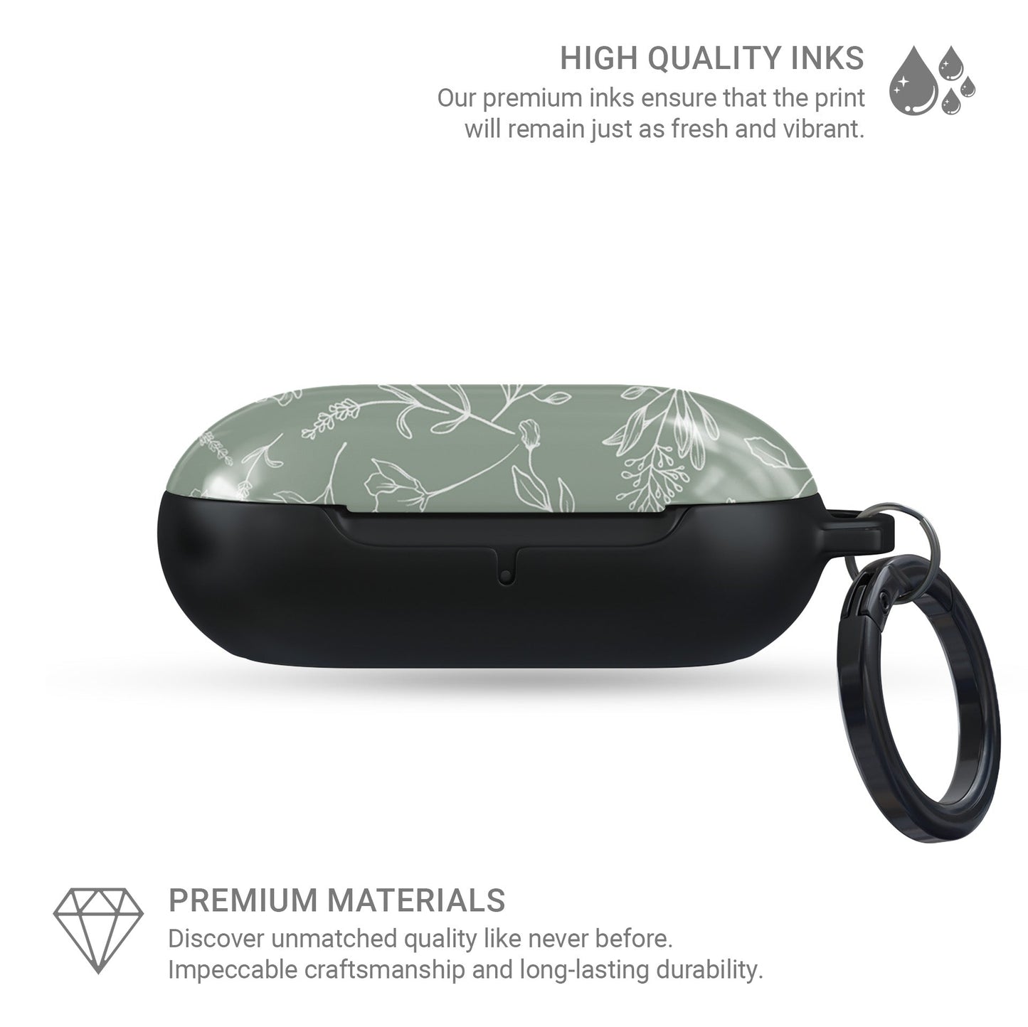 Whispering Greens | Samsung Buds Tough Case - Tech Accessories