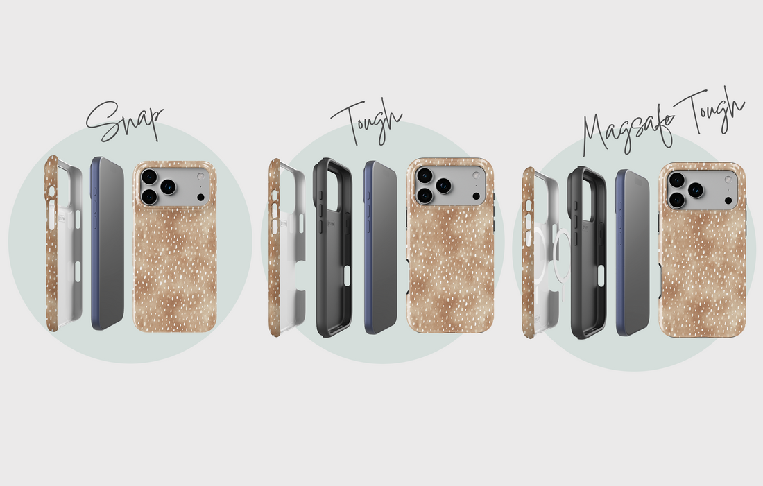 Snap vs Tough vs MagSafe Phone Cases | Case & Charm