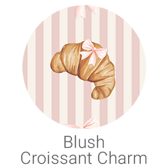 Blush Croissant Charm