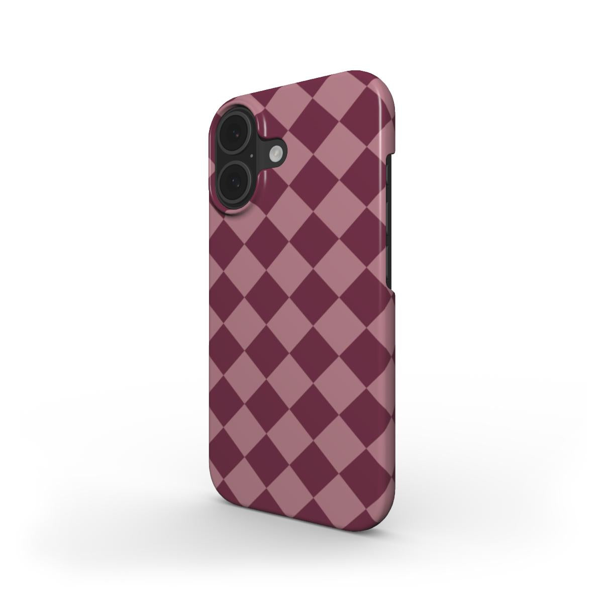 Berry Rhythm Check | Snap Phone Case