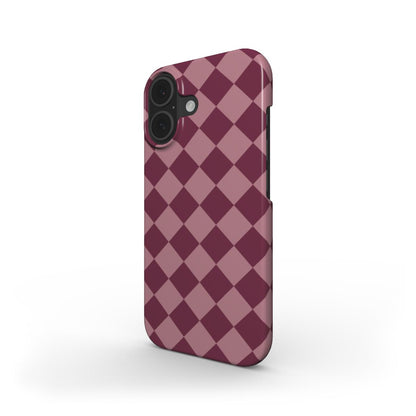 Berry Rhythm Check | Snap Phone Case