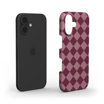 Berry Rhythm Check | Snap Phone Case