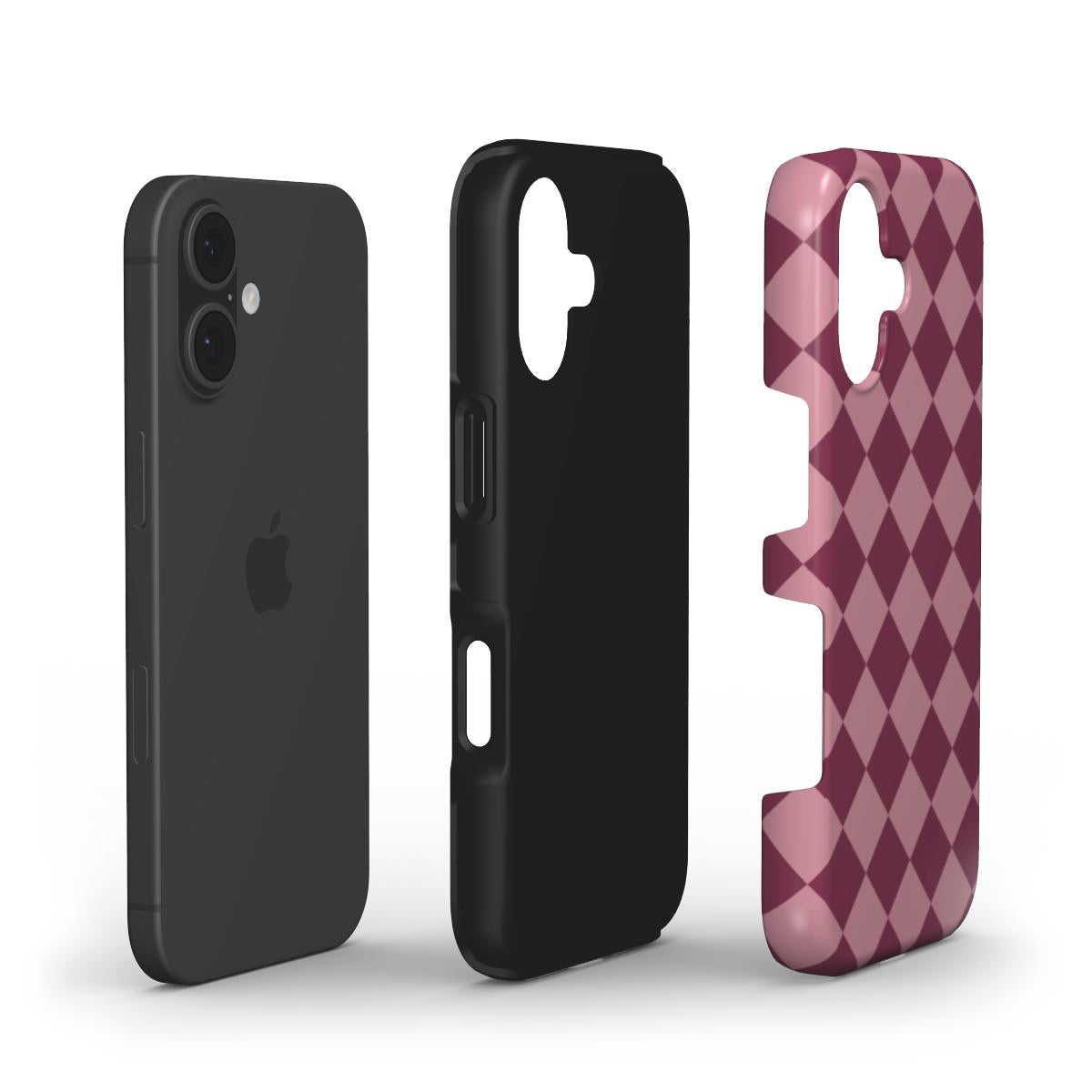 Berry Rhythm Check | Tough Phone Case