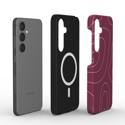 Berry Swirl Daydream | Magnetic Tough Phone Case Samsung