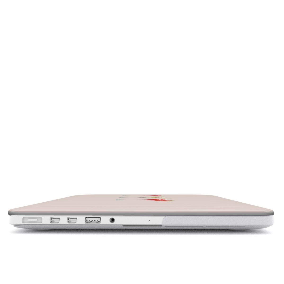 cocktail macbook case skin pink striped laptop cover martini laptop skin cute aesthetic macbook cover blush laptop skin drink design