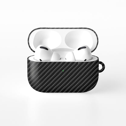 Carbon Nexus AirPods tough case with glossy carbon fibre style print