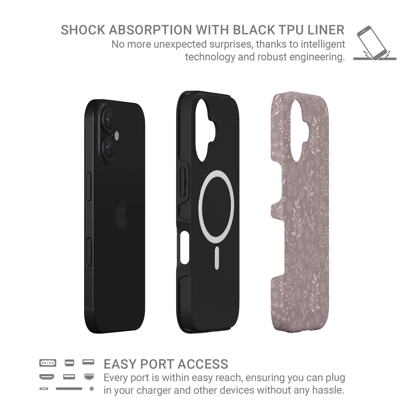 Blush Meadow | MagSafe Tough Phone Case