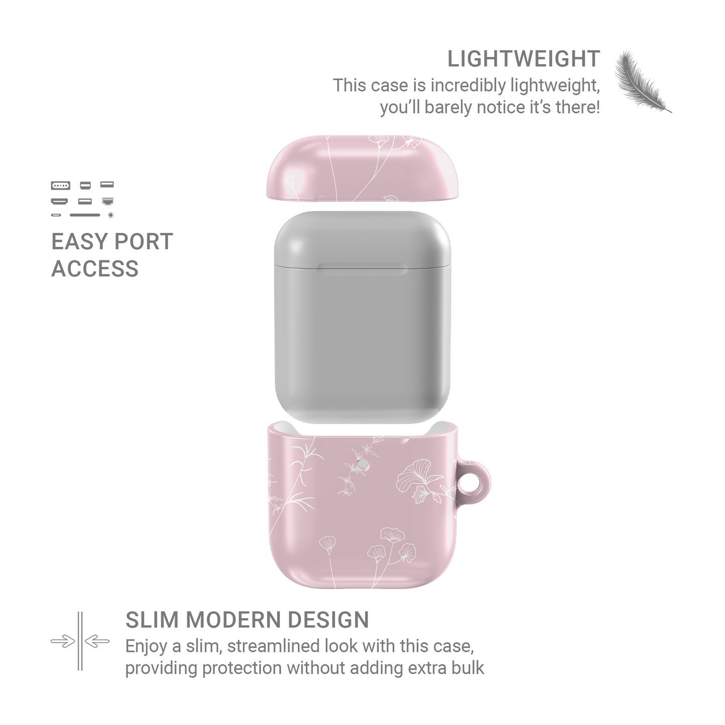 Petal Hush | Apple AirPods Tough Case