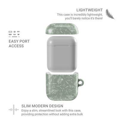 Whispering Greens | Apple AirPods Tough Case