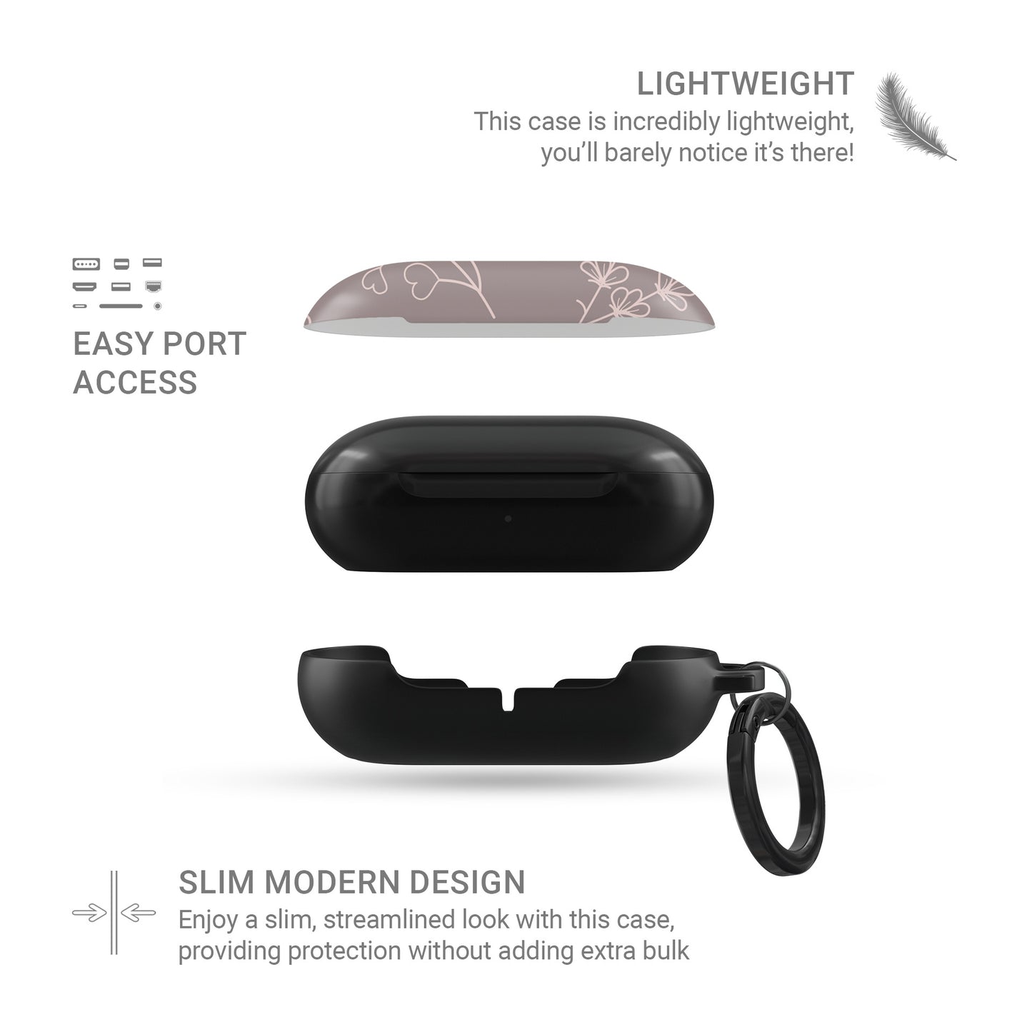 Blush Meadow | Samsung Buds Tough Case