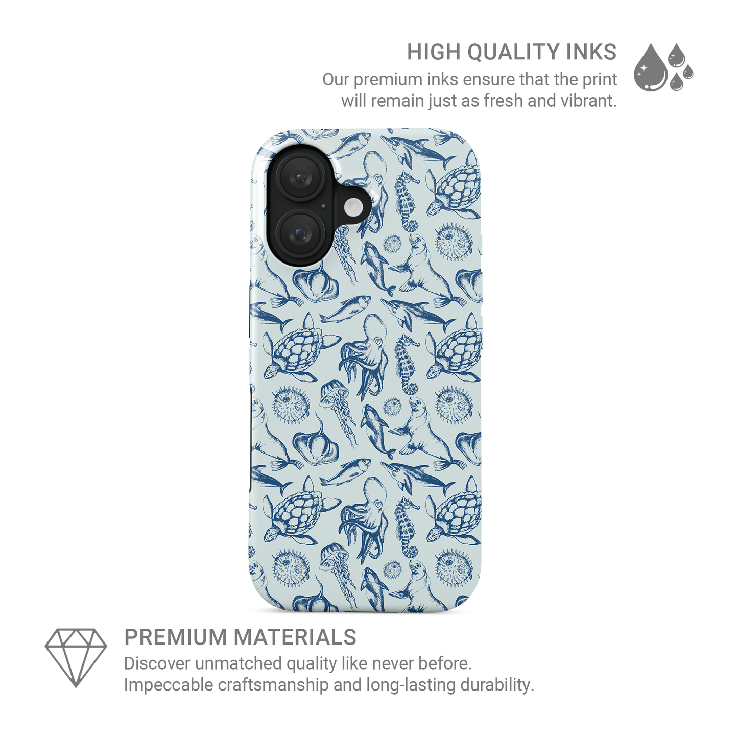 Ink Of The Ocean | MagSafe Tough Phone Case
