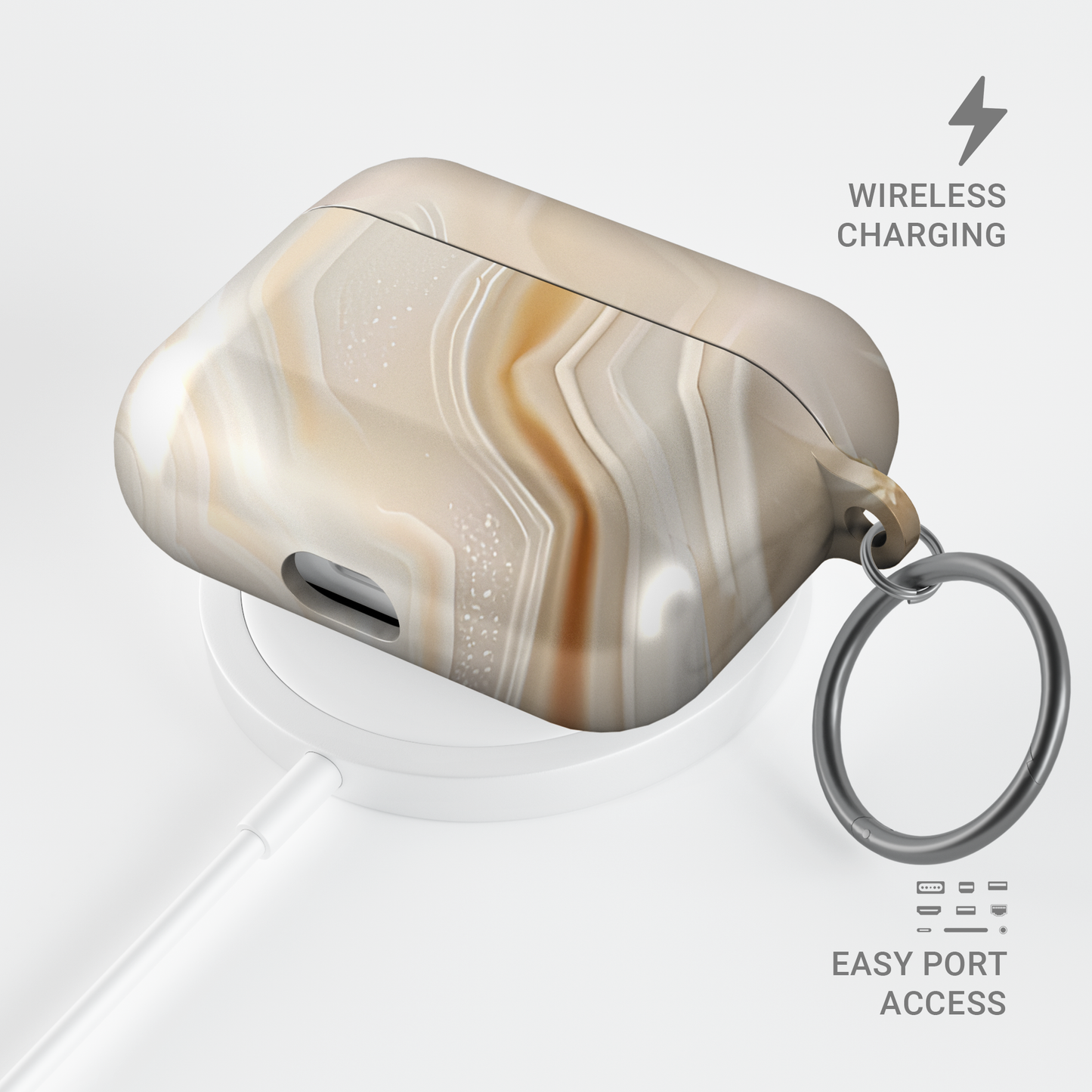 Moonlit Sandstone | Apple AirPods Tough Case