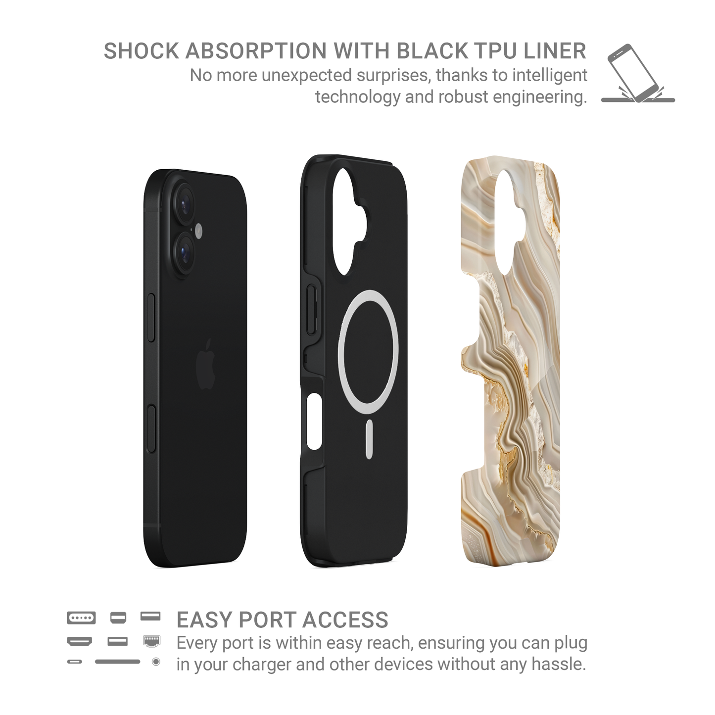 Moonlit Sandstone | MagSafe Tough Phone Case