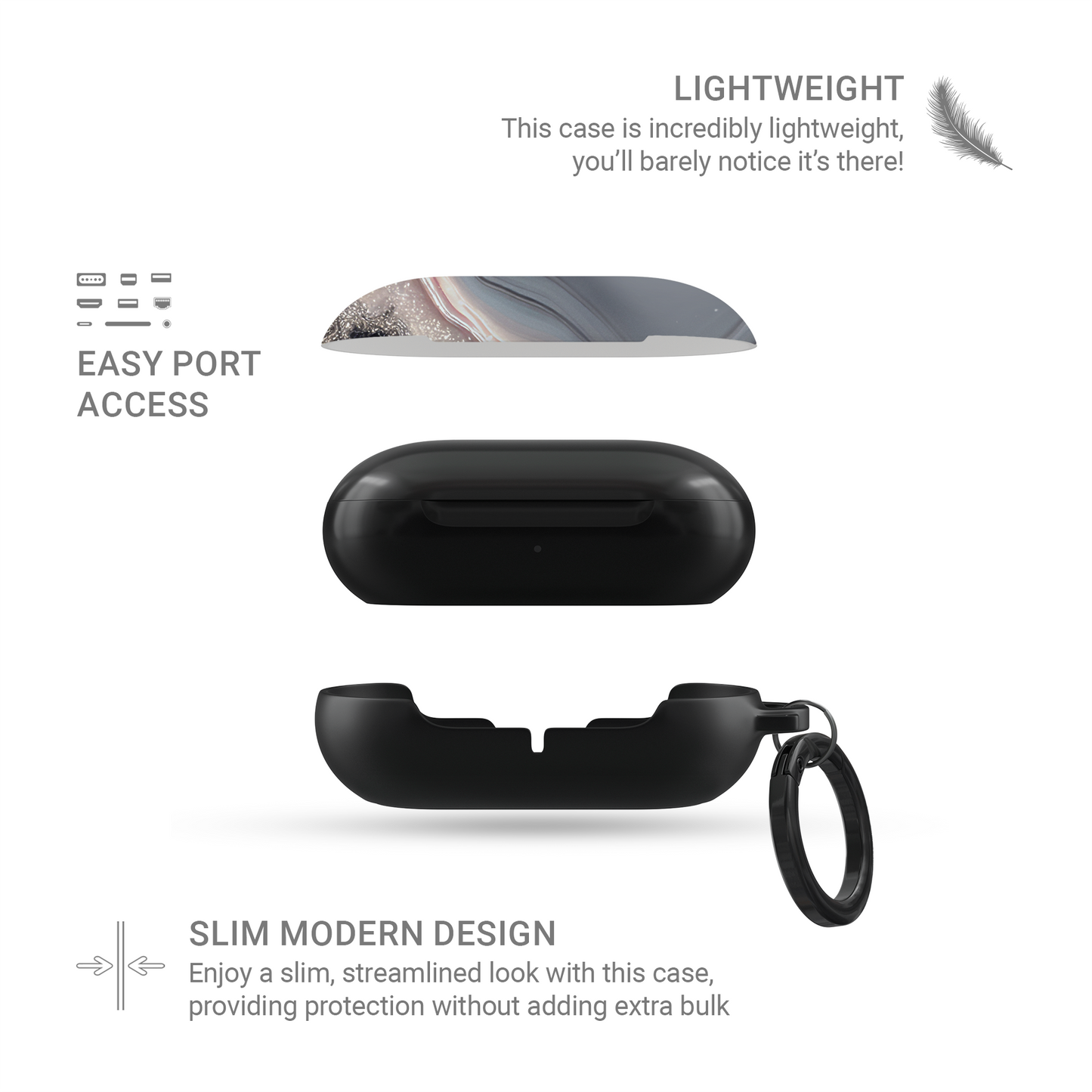 Opaline Fog | Samsung Buds Tough Case