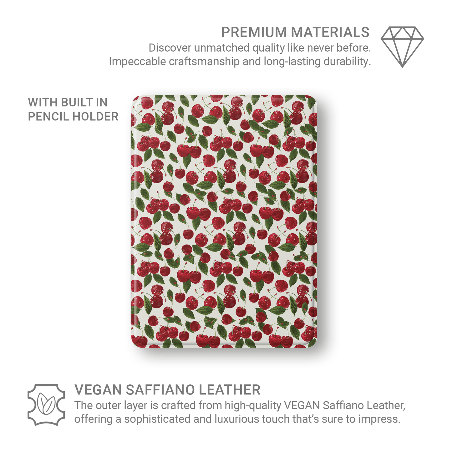 Cherry Bloom | Protective Apple iPad Case - Tech Accessories