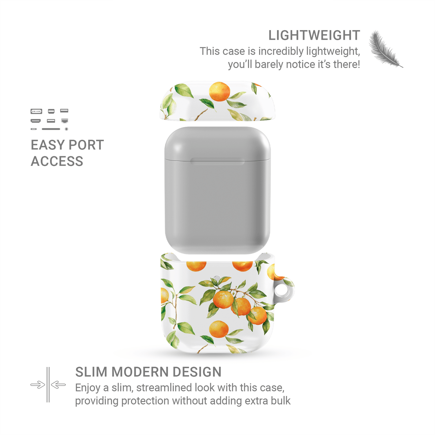 Golden Grove | Protective Apple AirPods Tough Case - Case & Charm