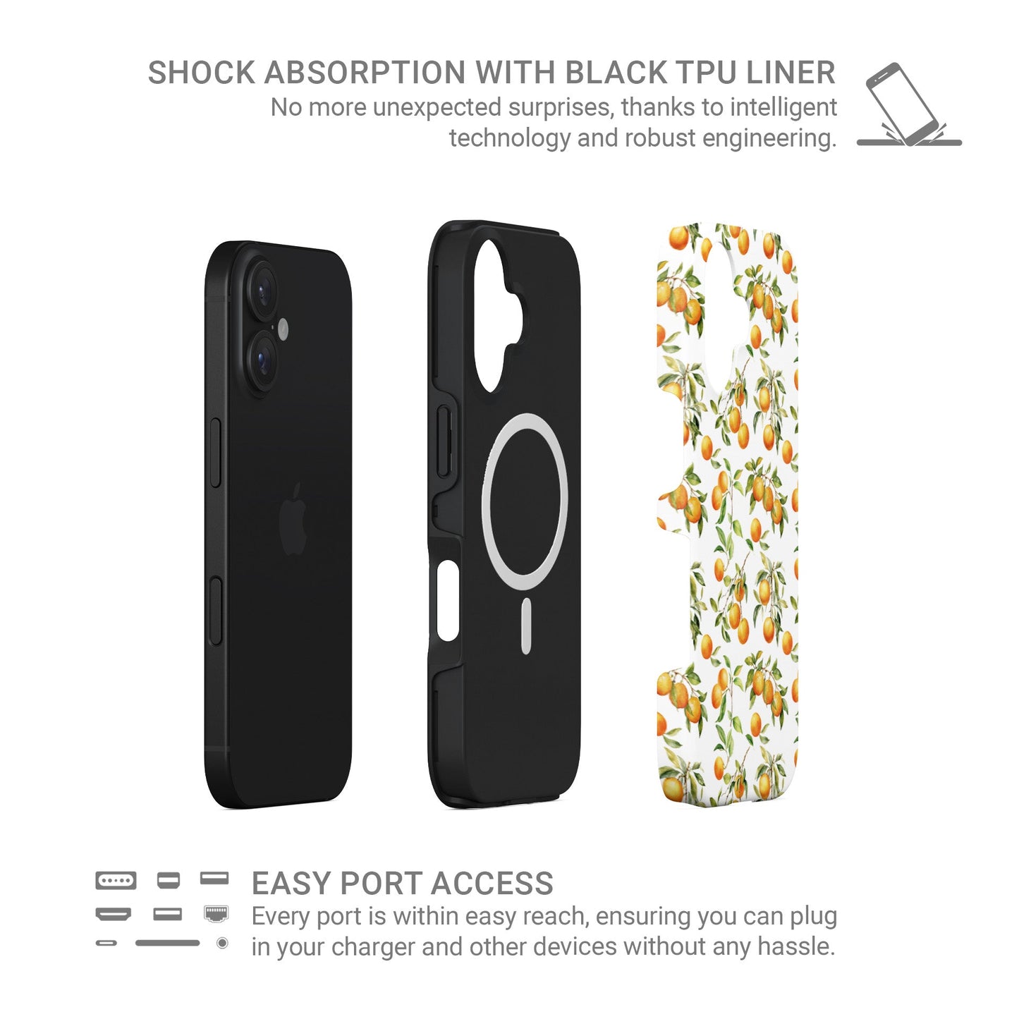 Fruit MagSafe tough protective phone case