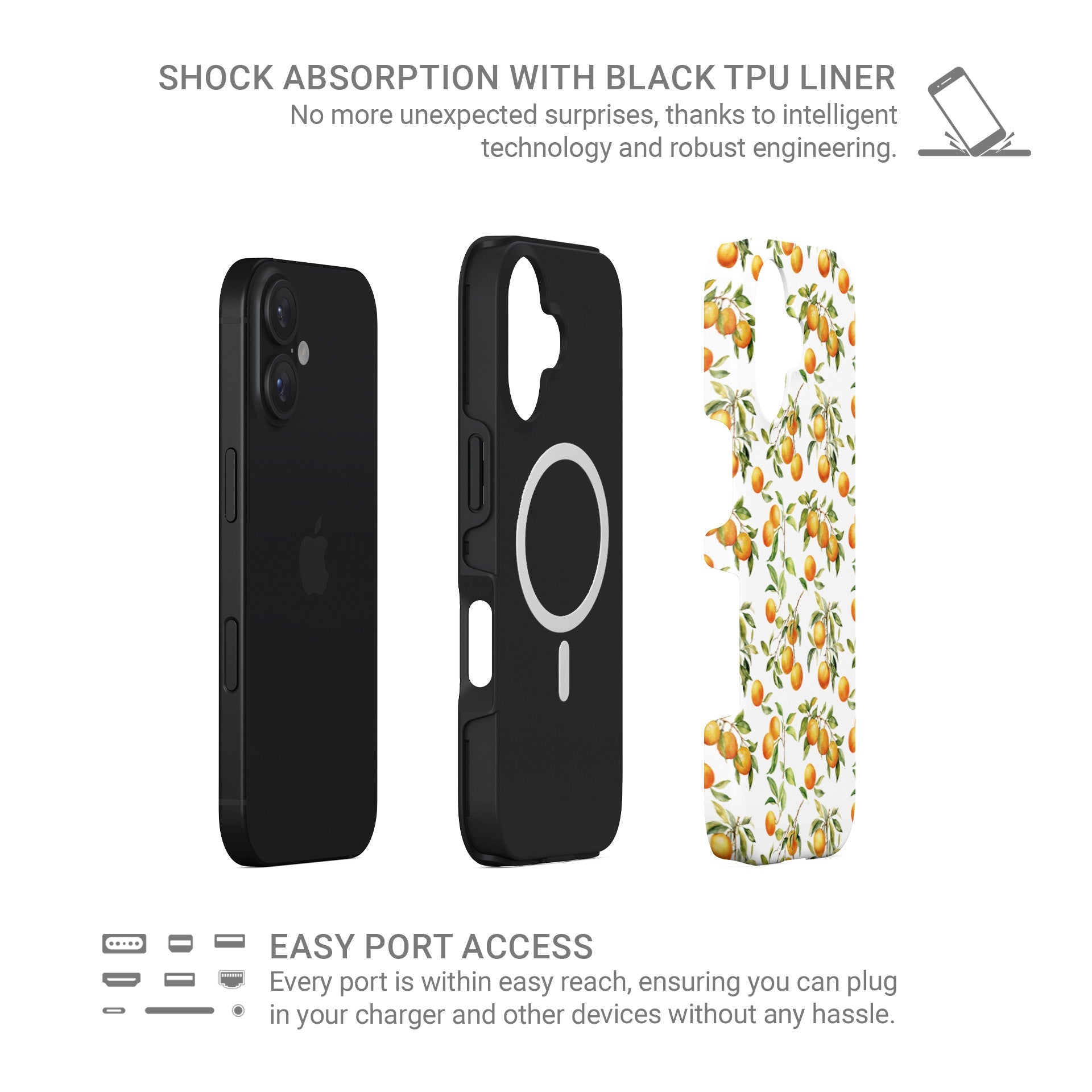 Fruit MagSafe tough protective phone case