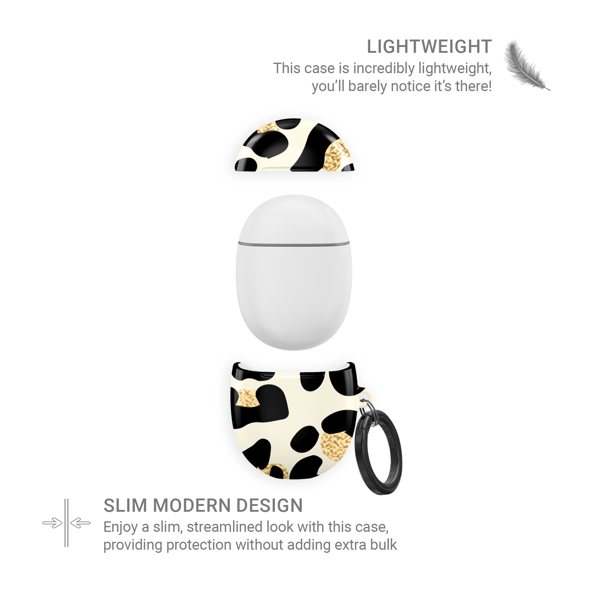 Golden Prowl | Protective Google Pixel Buds Tough Case - Case & Charm