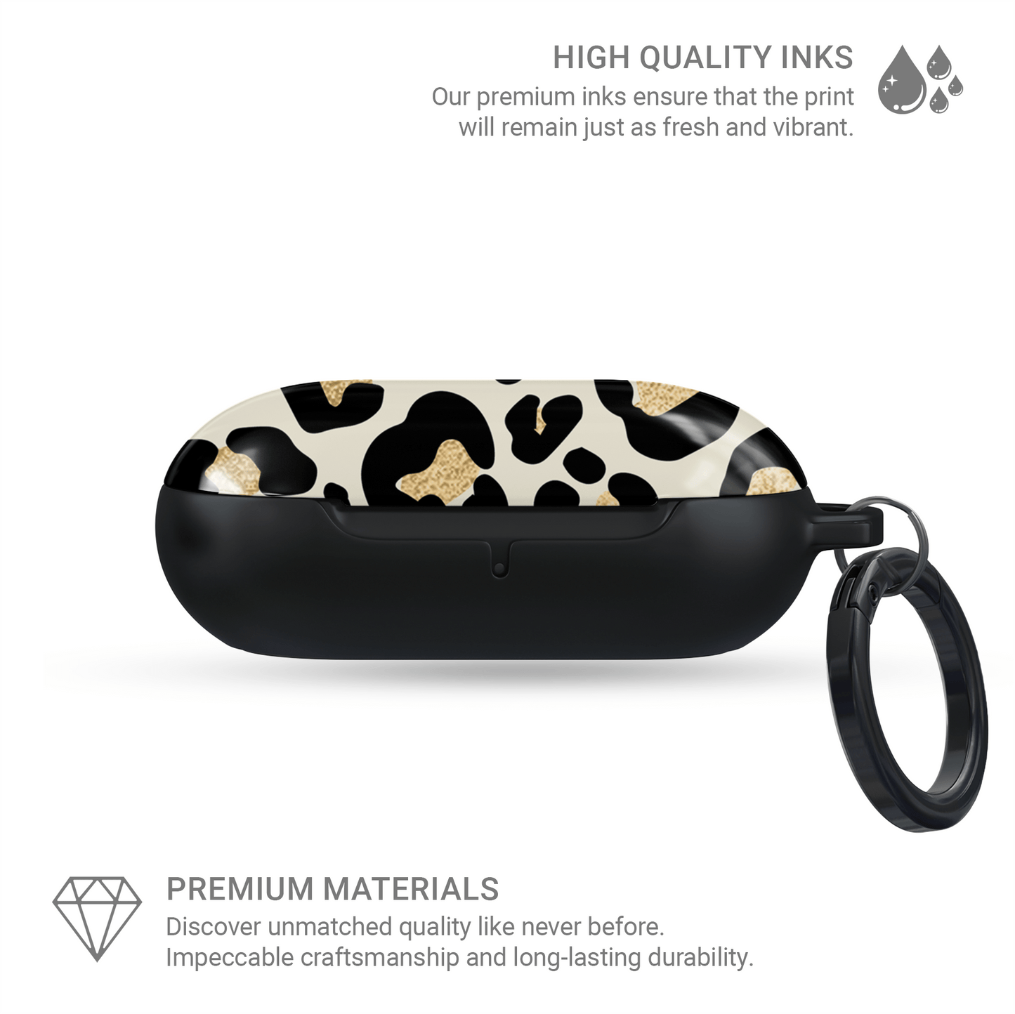 Golden Prowl | Protective Samsung Buds Tough Case - Case & Charm