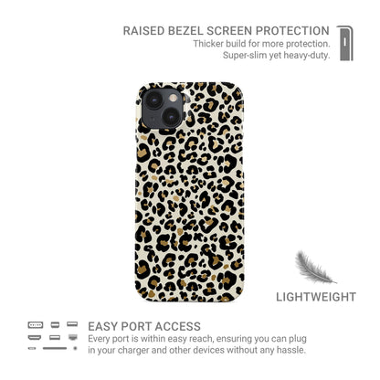 Leopard print protective phone case