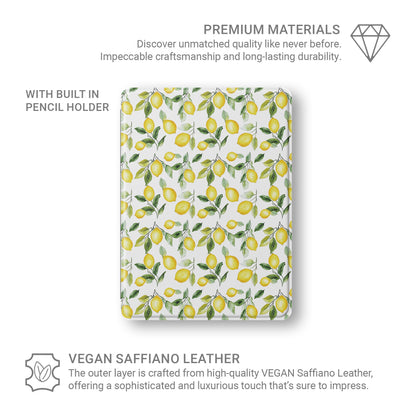 Case and Charm Lemon Lush | Protective Apple iPad Case - Tech Accessories