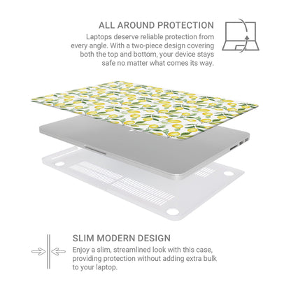 Case and Charm Lemon Lush | Protective MacBook Case - Tech Accessories