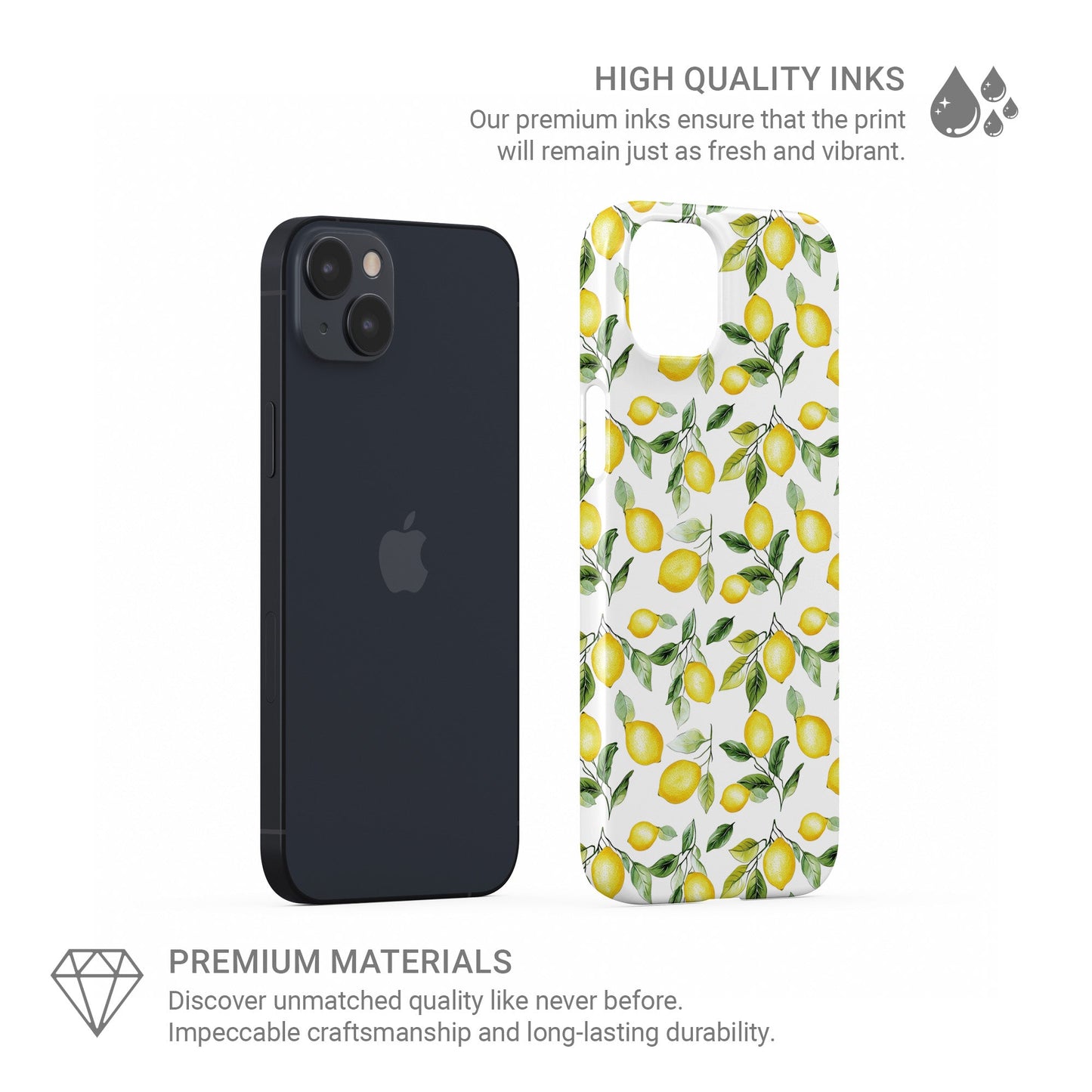 Case and Charm Lemon protective phone case