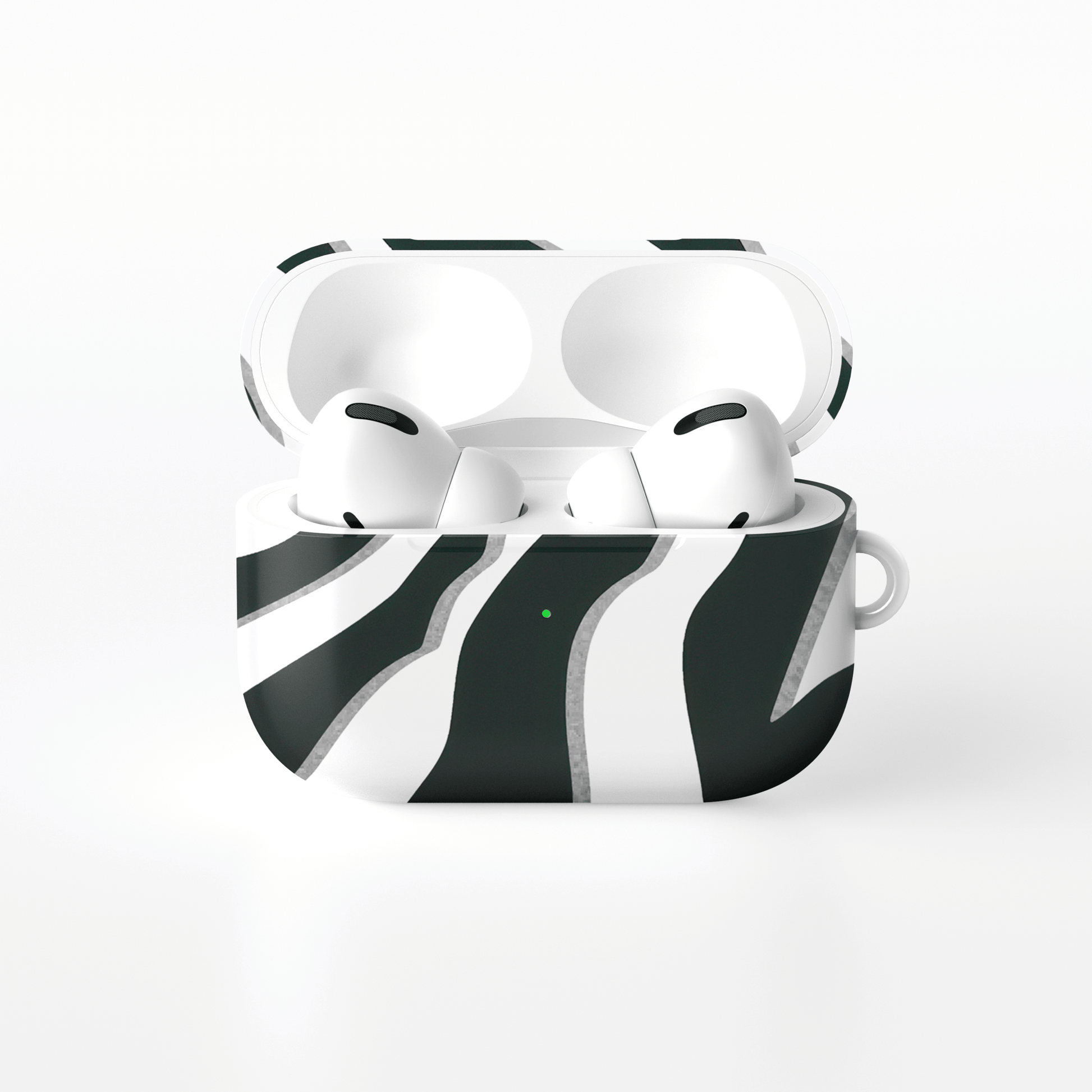 Case and Charm | Zebra Print Nocturnal Stride Protective Apple Case - Tech Accessories