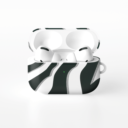 Case and Charm | Zebra Print Nocturnal Stride Protective Apple Case - Tech Accessories