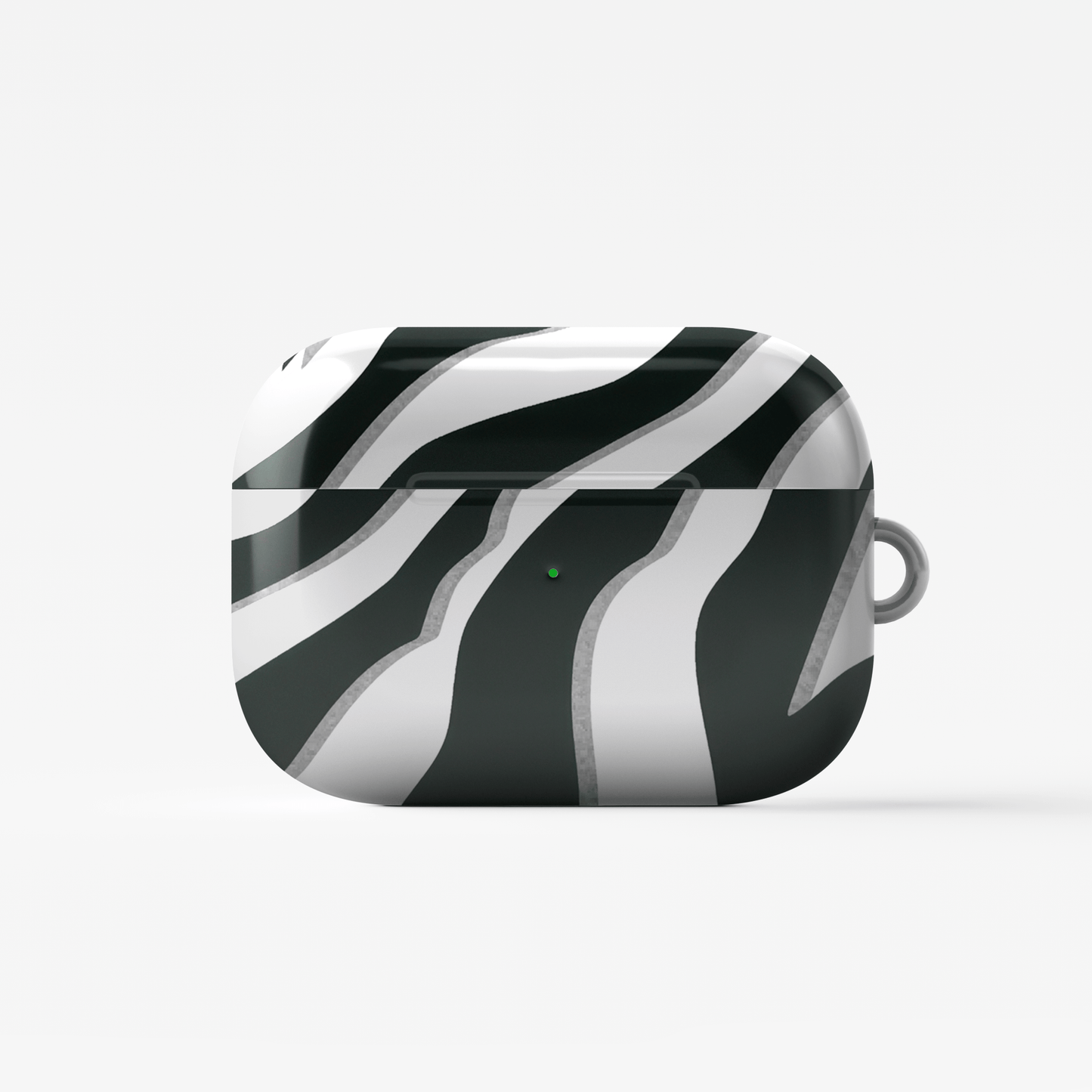 Case and Charm | Zebra Print Nocturnal Stride Protective Apple Case - Tech Accessories