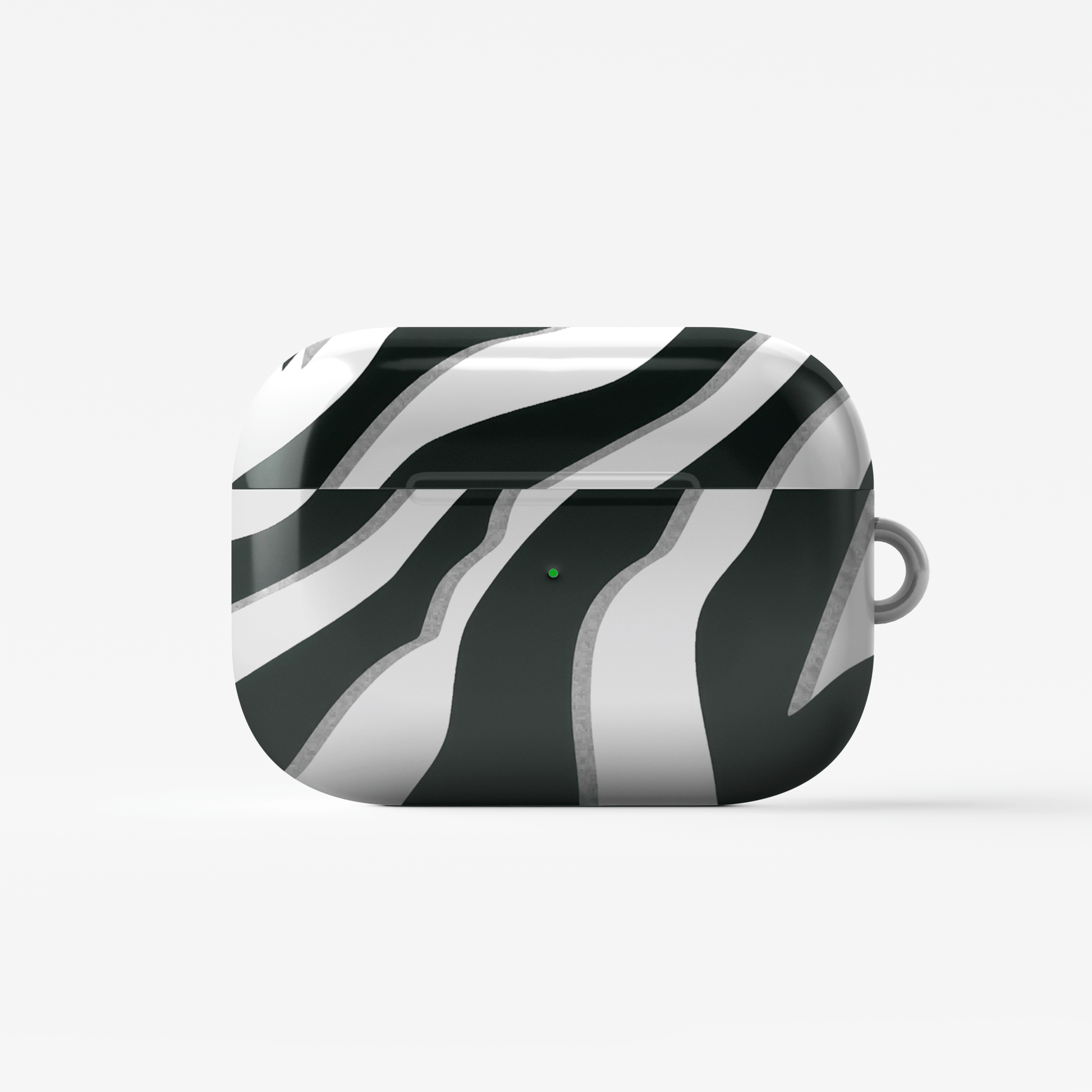 Case and Charm | Zebra Print Nocturnal Stride Protective Apple Case - Tech Accessories