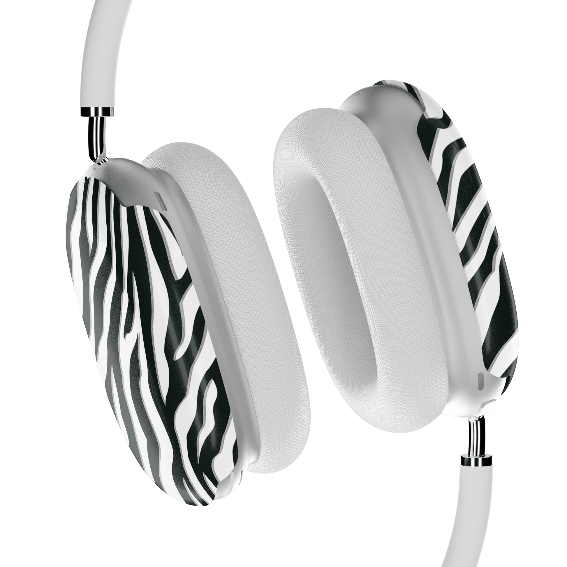 Case and Charm | Zebra Print Nocturnal Stride Protective Apple AirPods Max Case - Tech Accessories