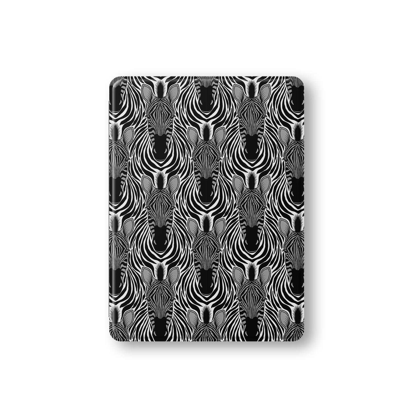 Case and Charm | Zebra Print Savanna Standoff Protective Apple iPad Vegan Leather Case - Tech Accessories