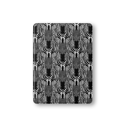 Case and Charm | Zebra Print Savanna Standoff Protective Apple iPad Vegan Leather Case - Tech Accessories