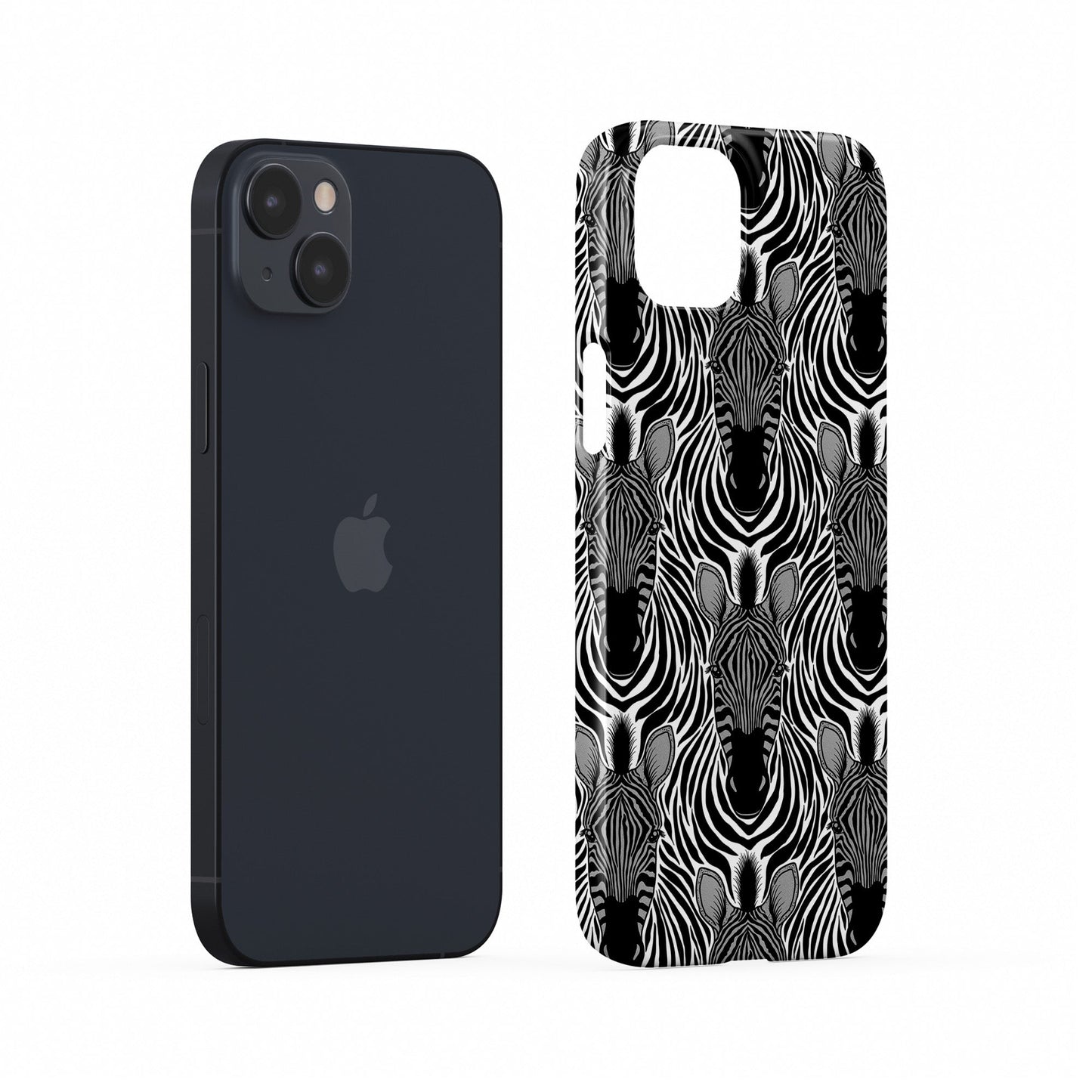Zebra print protective phone case