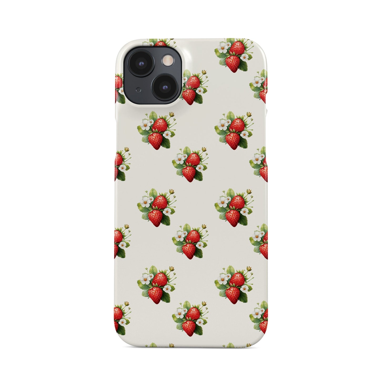 Case and Charm Strawberry protective phone case
