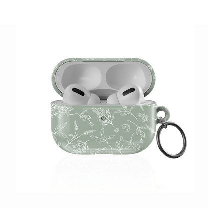 Whispering Greens | Apple AirPods Tough Case - Tech Accessories