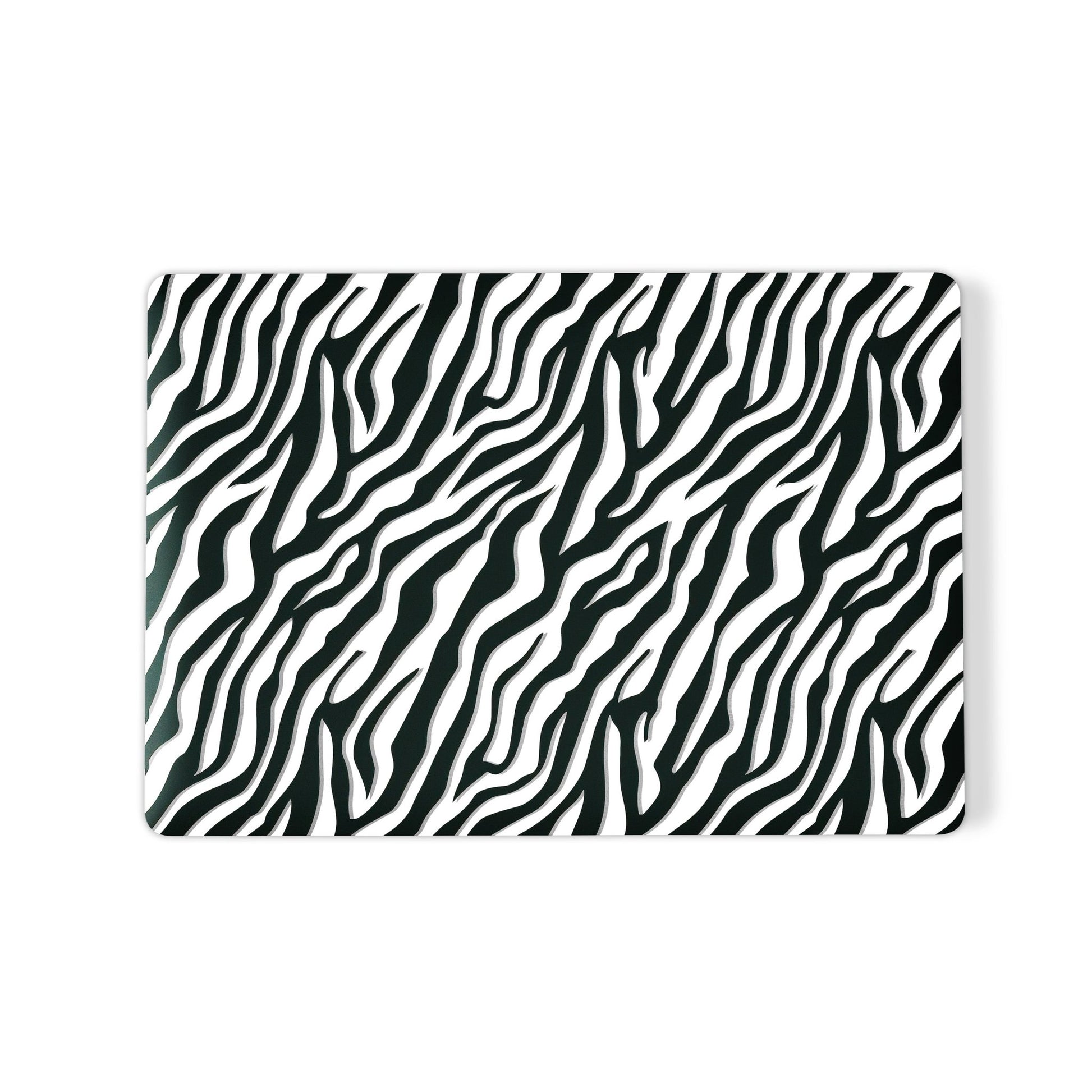 Case and Charm | Zebra Print Nocturnal Stride Protective MacBook Case - Tech Accessories