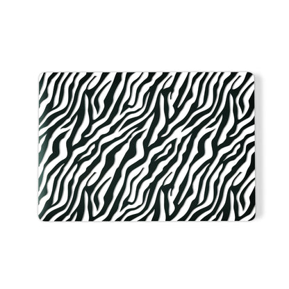 Case and Charm | Zebra Print Nocturnal Stride Protective MacBook Case - Tech Accessories
