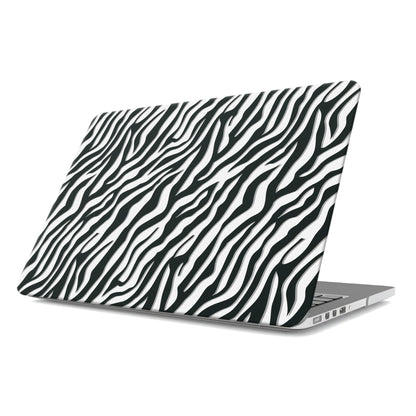 Case and Charm | Zebra Print Nocturnal Stride Protective MacBook Case - Tech Accessories
