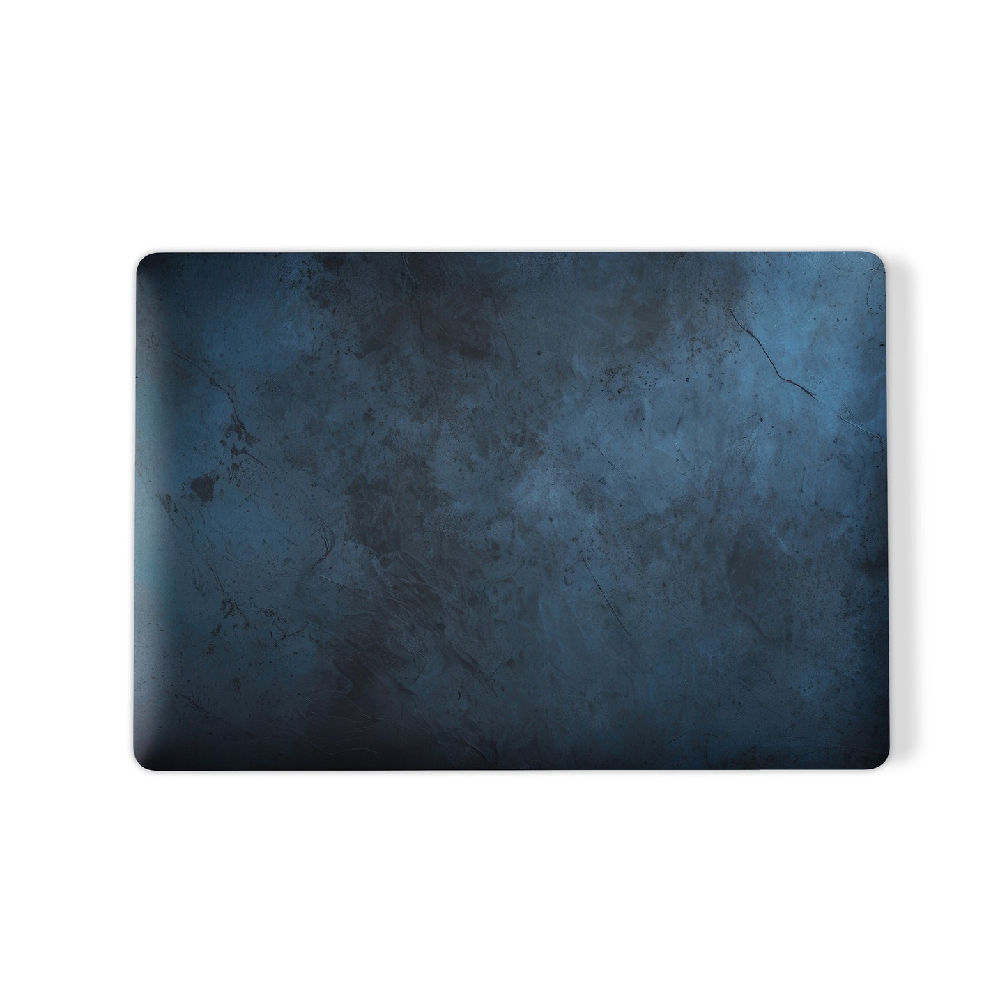Midnight Smoke MacBook case with dark blue stone texture and slim matte hard shell design