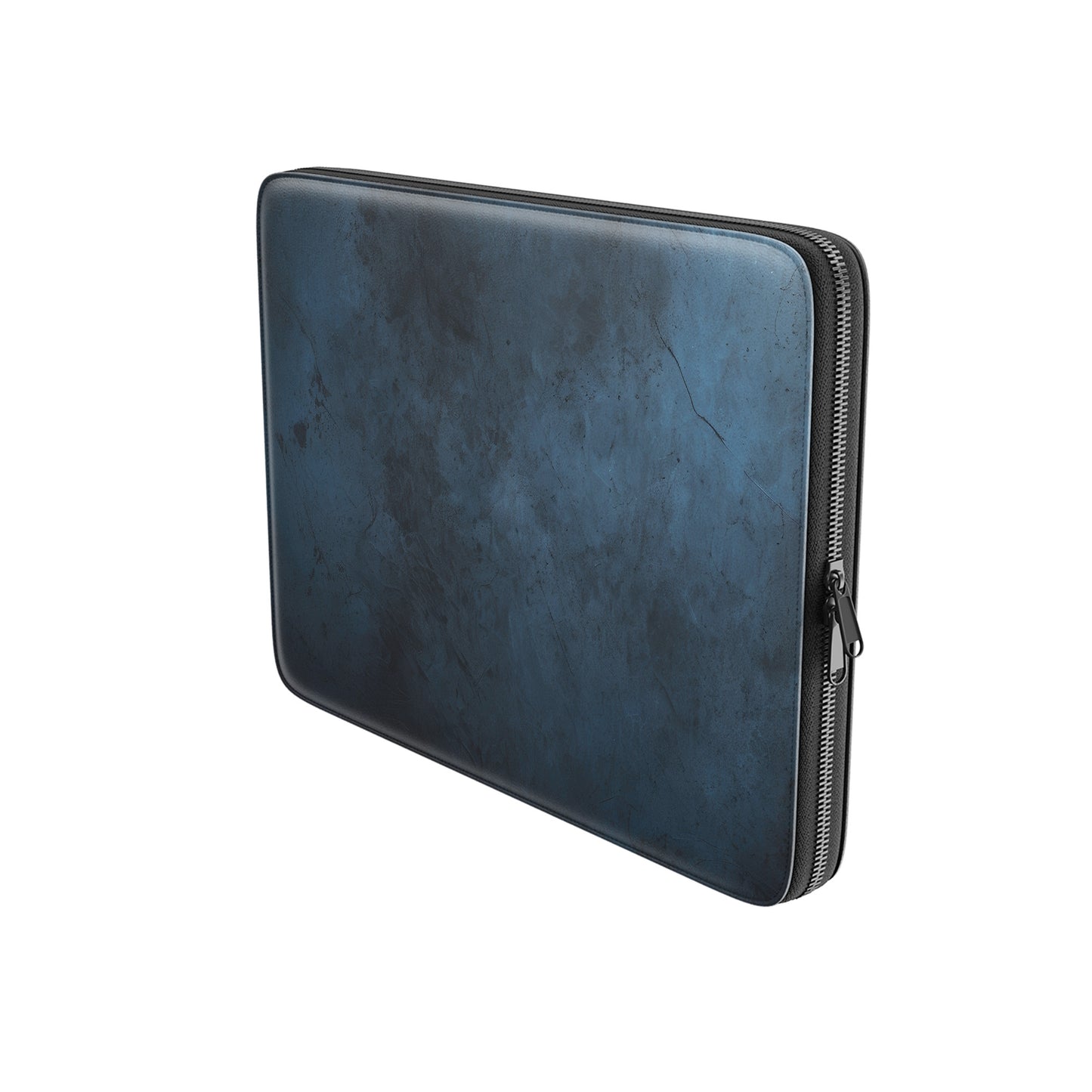 Midnight Smoke laptop case with dark blue smoky texture and slim padded sleeve design for everyday laptop protection