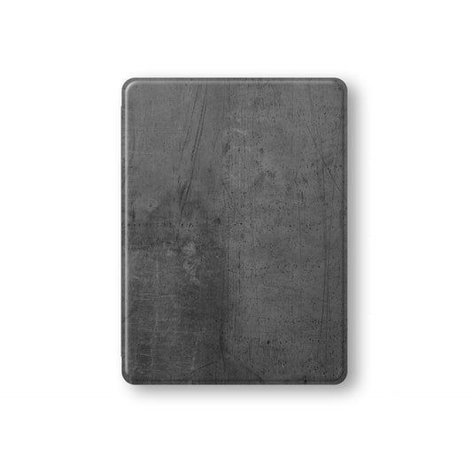 Urban Slate Apple iPad case with concrete style texture, vegan leather finish and Apple Pencil holder