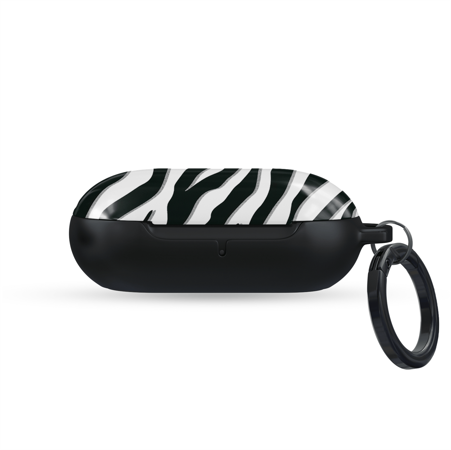 Case and Charm | Zebra Print Nocturnal Stride Protective Samsung Buds Tough Case - Tech Accessories